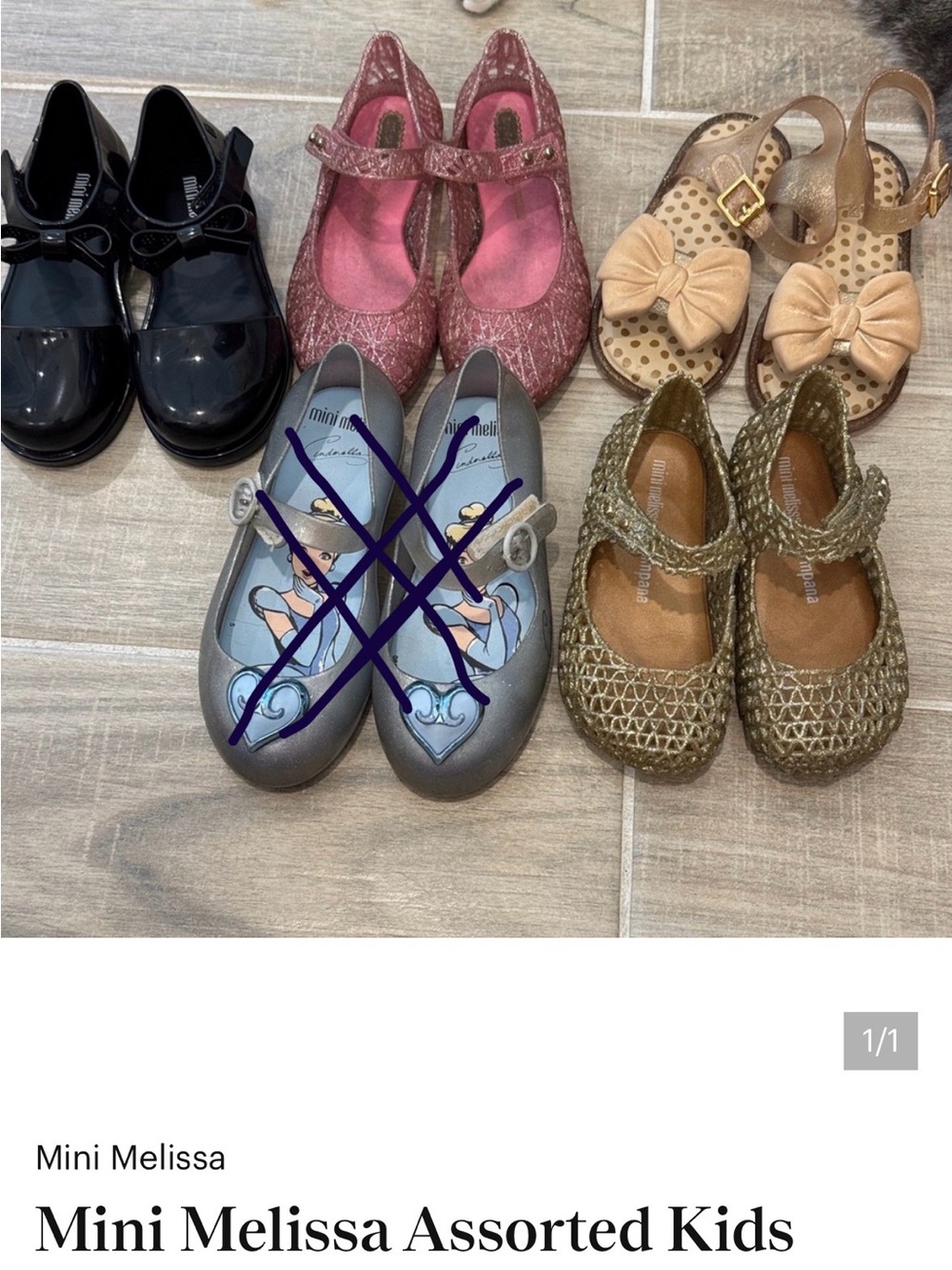 Mini Melissa Assorted Kids Shoes Collection
